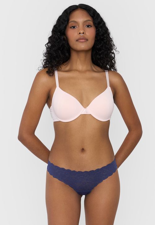 Colaless Mujer Encaje Azul