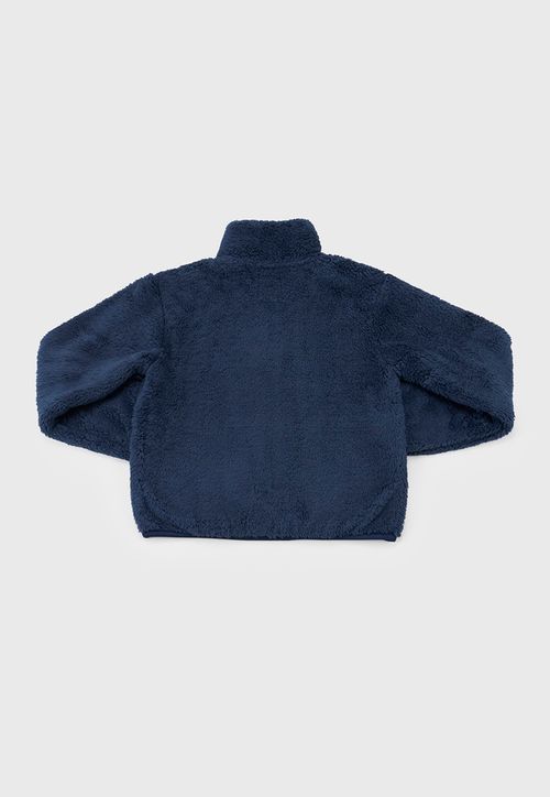 Poleron Niña Coral Escolar Bts Navy