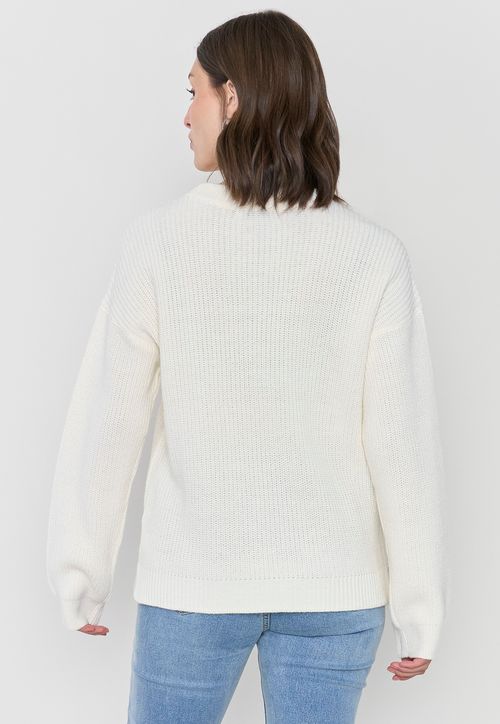 Sweater Mujer Ecru