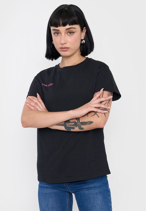 Polera Mujer Fun Regular Fit Negro