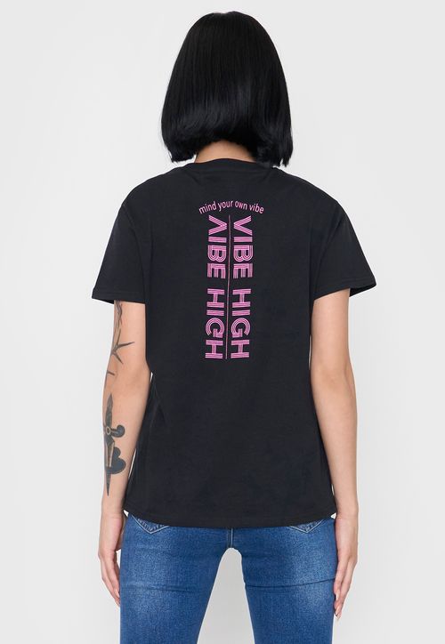 Polera Mujer Fun Regular Fit Negro