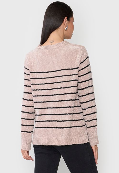 Sweater Mujer Chenille Beige