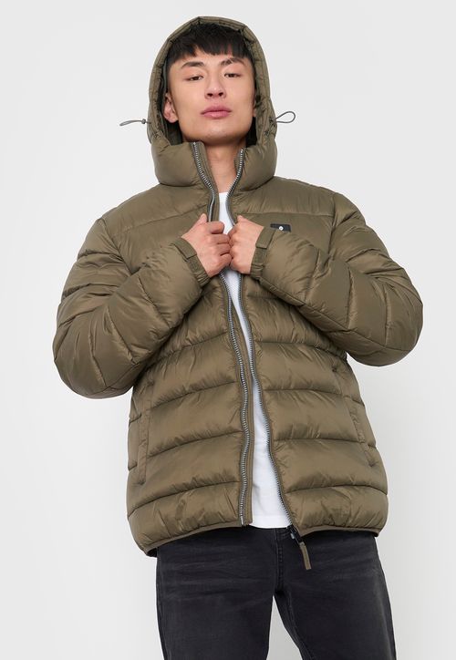 Parka Hombre Lisa Verde