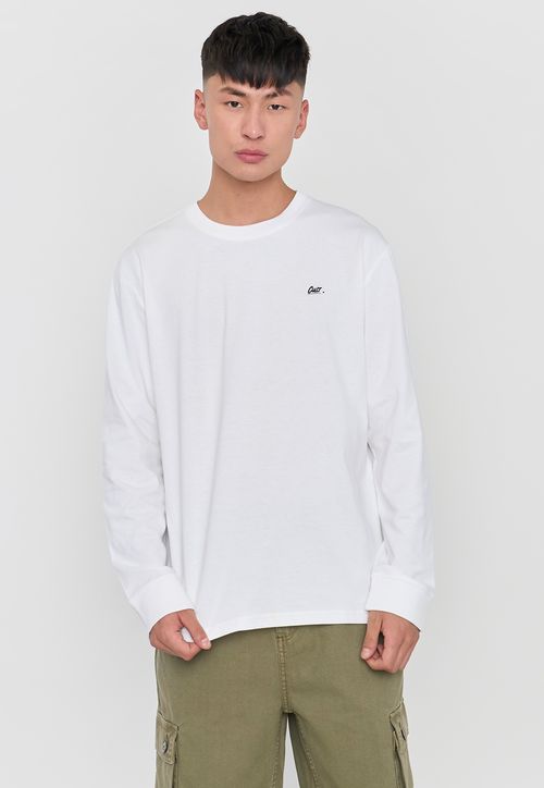Polera Hombre M/L Blanco