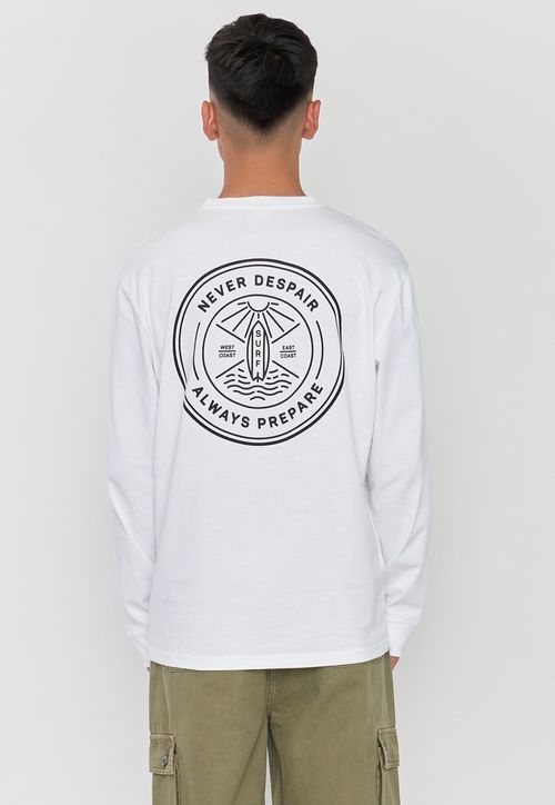 Polera Hombre M/L Blanco