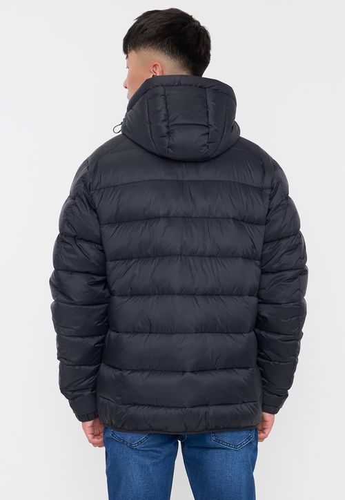 Parka Hombre Lisa Color Negro