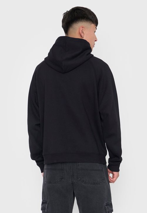 Polerón Hombre Hood Print Urbana Negro