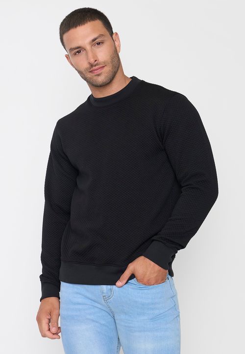 Polerón Hombre Quilted Negro