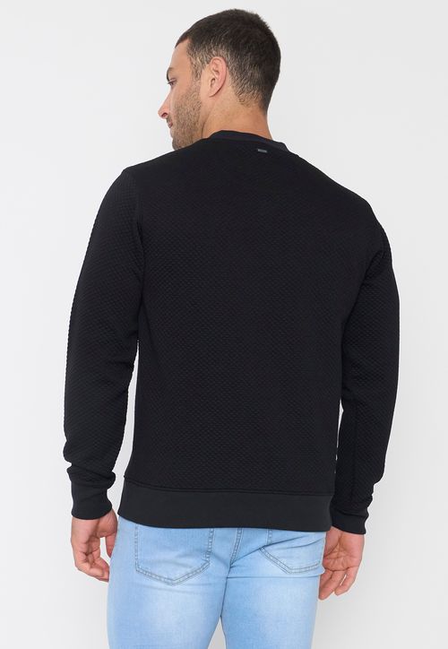 Polerón Hombre Quilted Negro