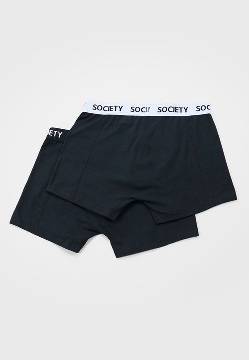 Boxer Hombre Liso Negro