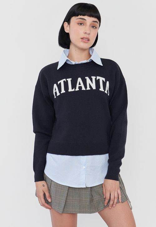 Sweater Mujer Blusa Navy