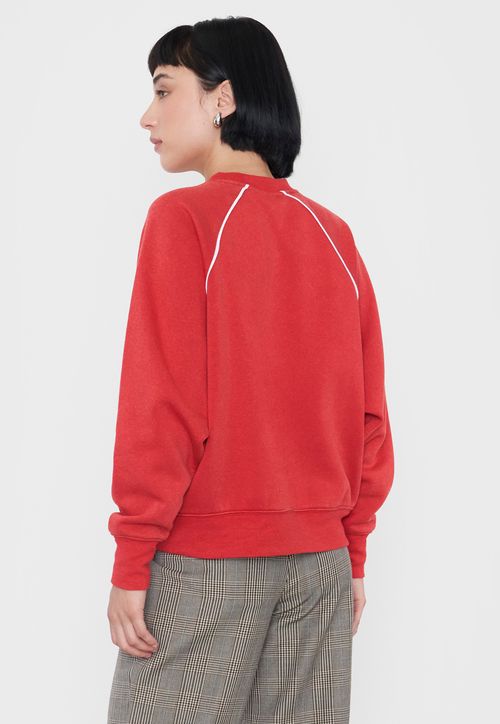 Polerón Mujer R-Neck Rojo