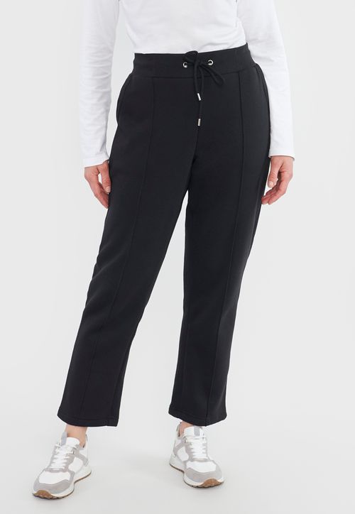 Pantalón Mujer Jogger Negro Liso