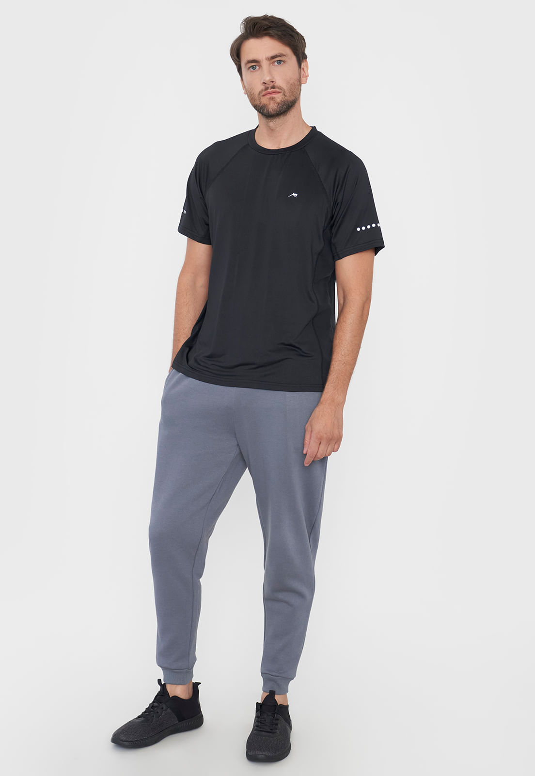 Buzo Hombre Deportivo Jogger Charcoal