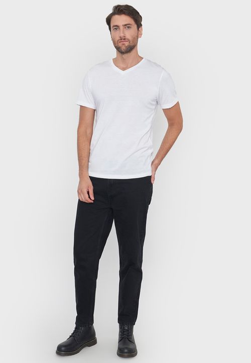 Jeans Hombre Regular Negro