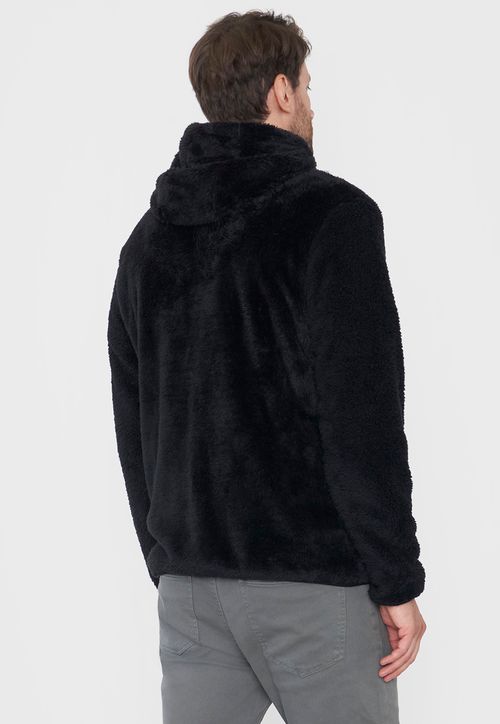 Polerón Hombre Coral Fleece Negro