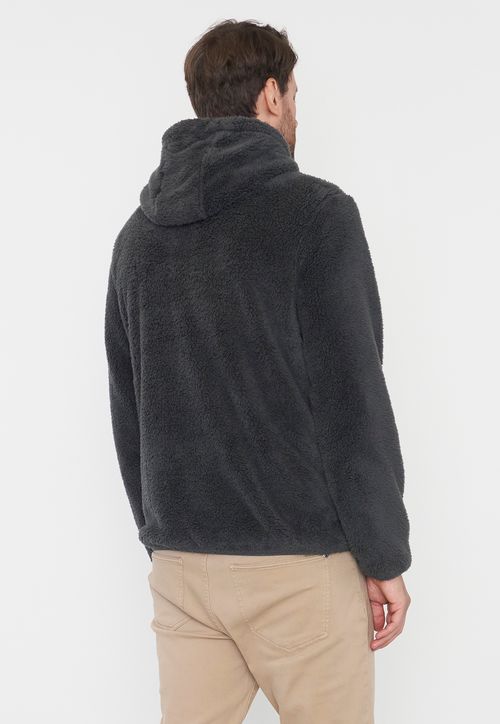 Polerón Hombre Coral Fleece Charcoal