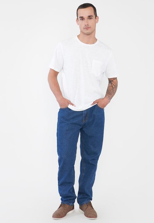 Jeans Hombre Regular Azul