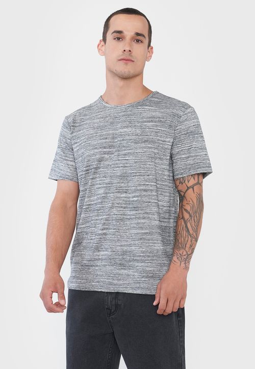 Polera Hombre Melange Negro