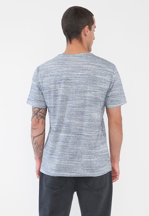 Polera Hombre Melange Azul