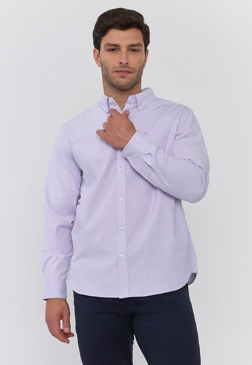Camisa Hombre Oxford I Lila