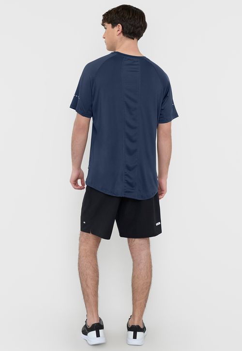 Polera Hombre Deportiva R-Neck Navy