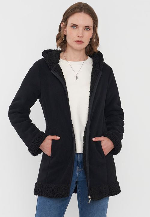 Chaqueta Mujer Polar Chiporro Negro