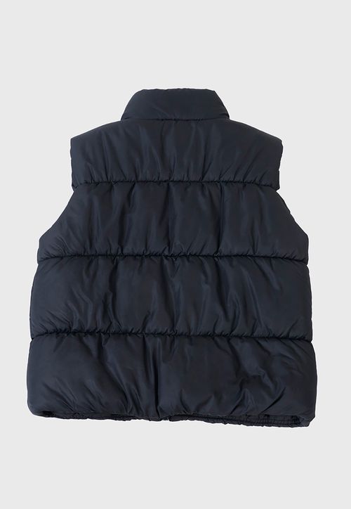 Parka Niña Teen Sin Mangas Color Negro
