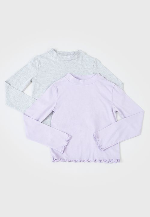 Polera Niña Kids Bipack Lila