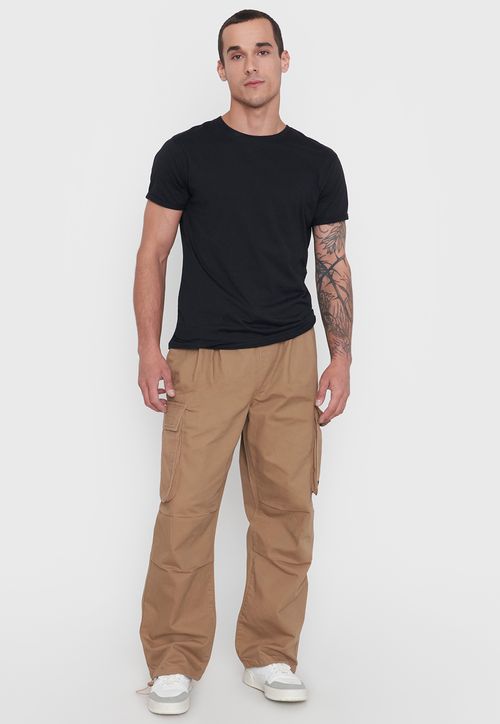 Pantalón Hombre Skater Cargo Camel