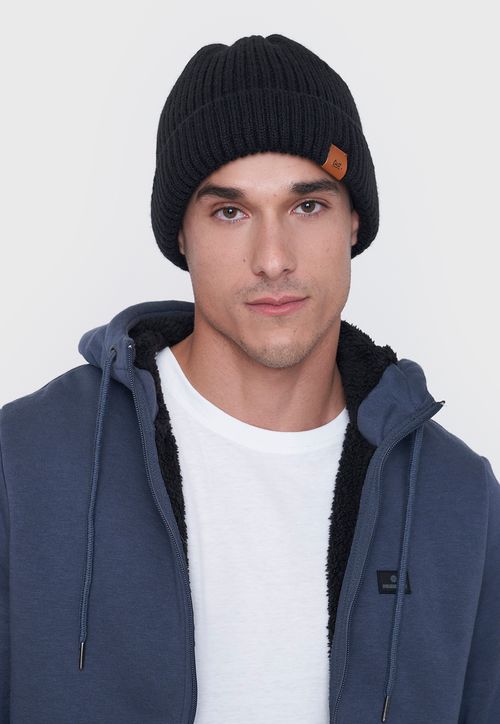Gorro Hombre Polar Negro