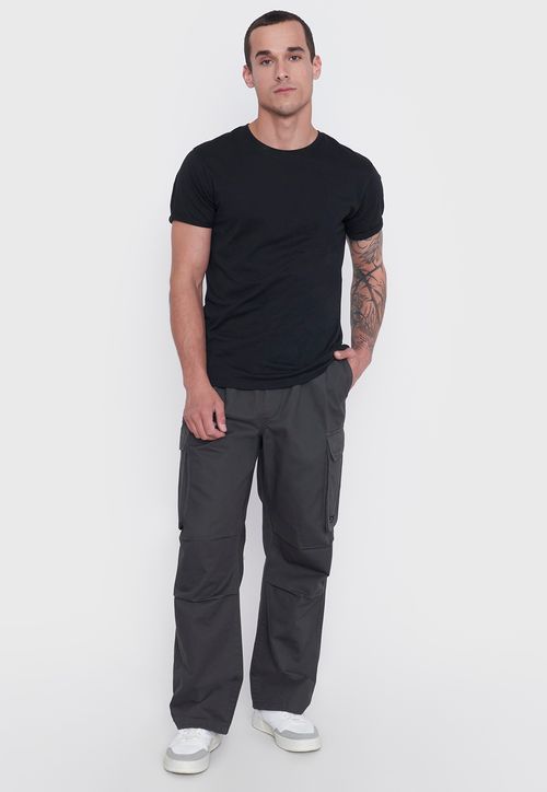Pantalón Hombre Skater Cargo Gris