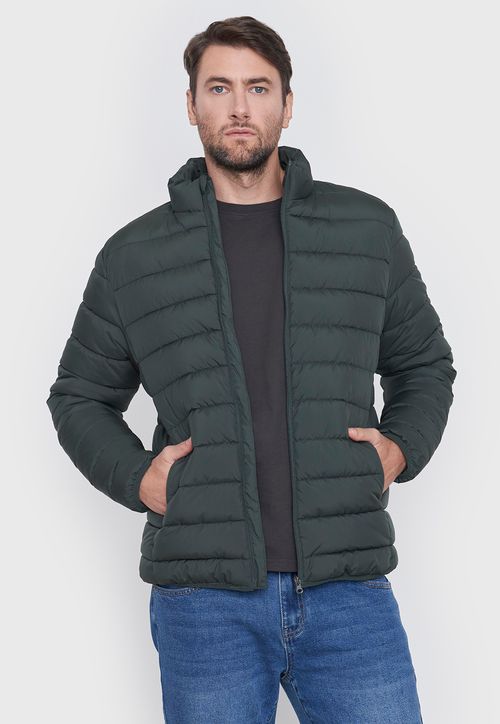 Parka Hombre Básica Musgo