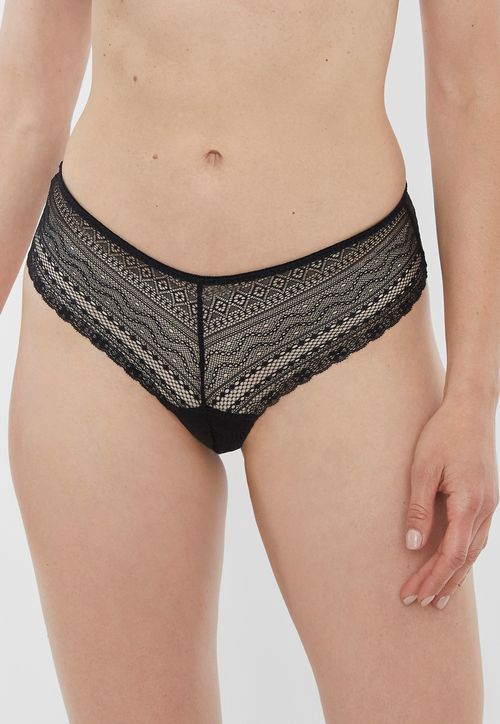 Pantaleta Mujer Full Lace Negro