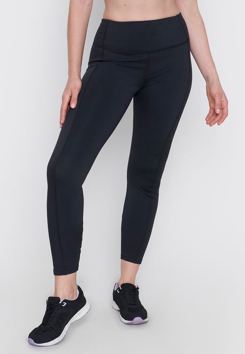 Calza Mujer Deportiva Polar Negro
