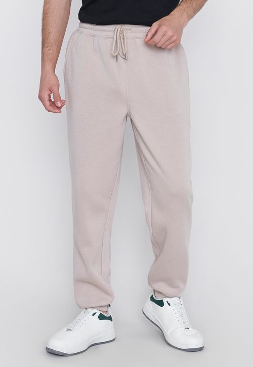Buzo Hombre Jogger Color Ecru