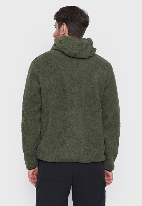 Polar Outdoor Hombre Sherpa Verde/Negro