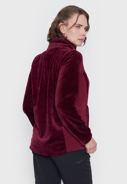 Polar Outdoor Mujer Microfibra Color Burdeo