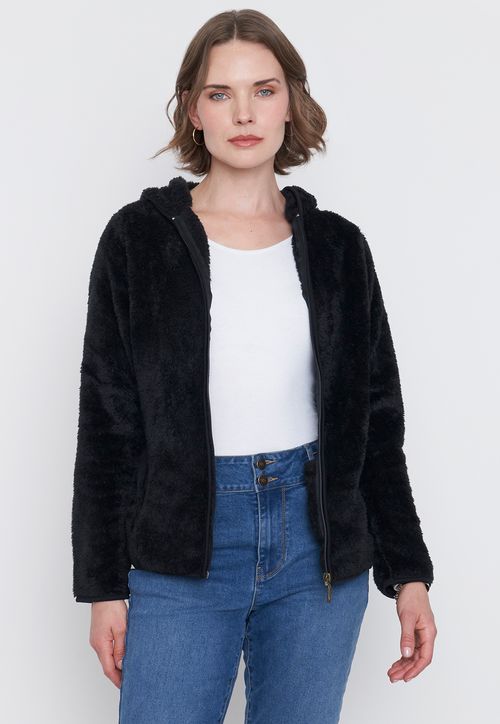 Polar Mujer Coral Negro Básico