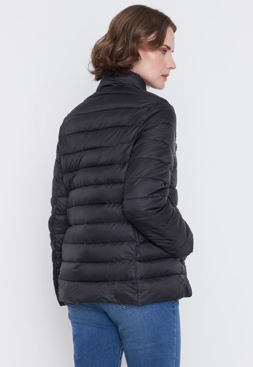 Parka Mujer Básica Color Negro