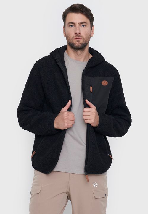 Polar Outdoor Hombre Sherpa Negro