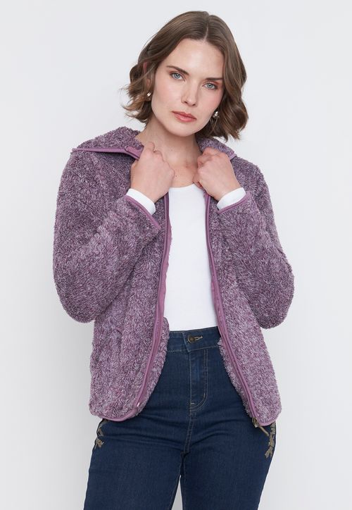Polar Mujer Coral Morado Básico