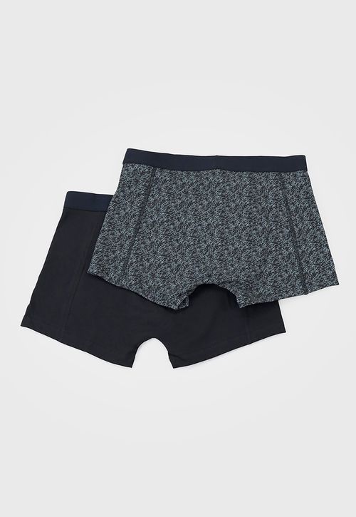 Bóxer Hombre Bipack Mix Print Negro/Gris