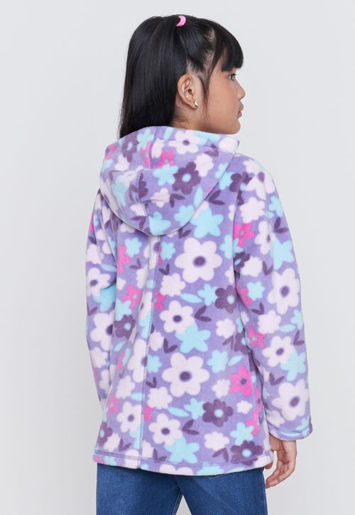 Poleron Niña Kids Polar Morado