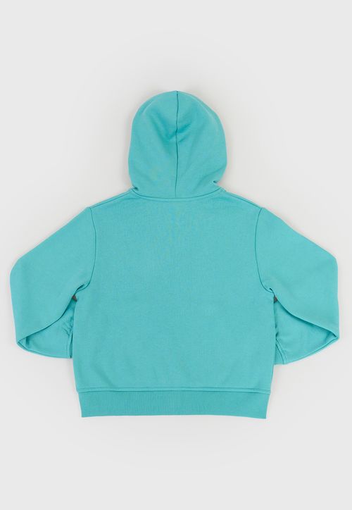 Poleron Niño Kids Zipper Turquesa