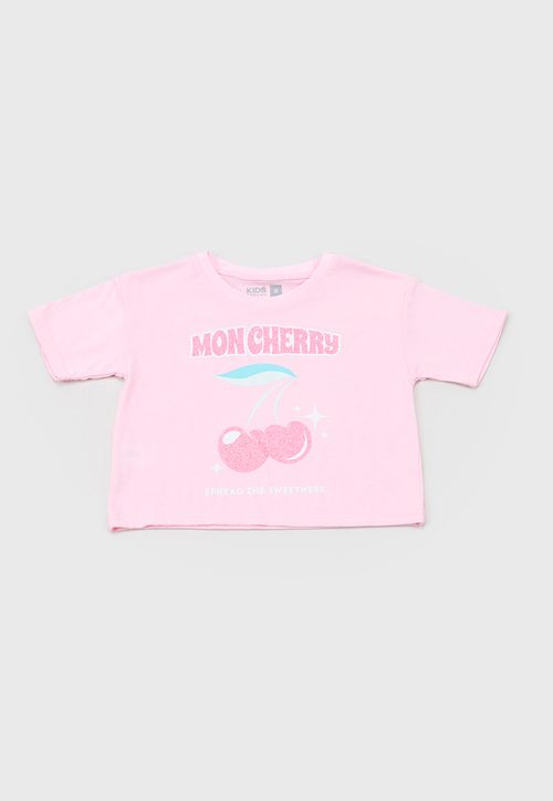 Polera Niña Kids M/C Focal Rosado