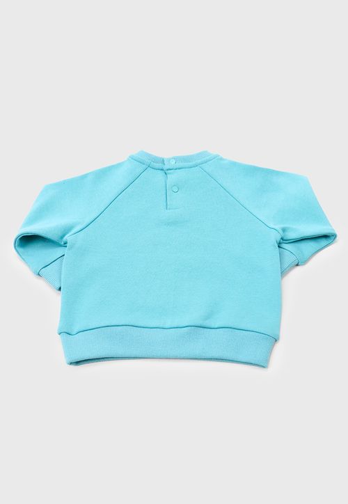 Poleron Bebe Niño Pullover Focal Turquesa