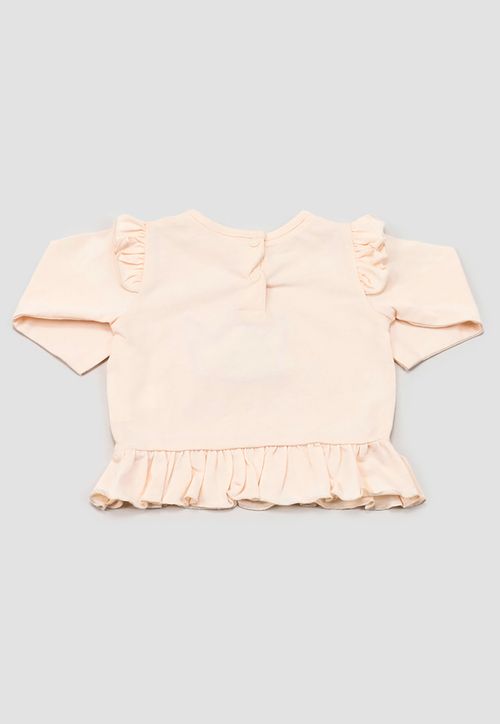Polera Bebe Niña M/L Focal Vuelitos Ecru