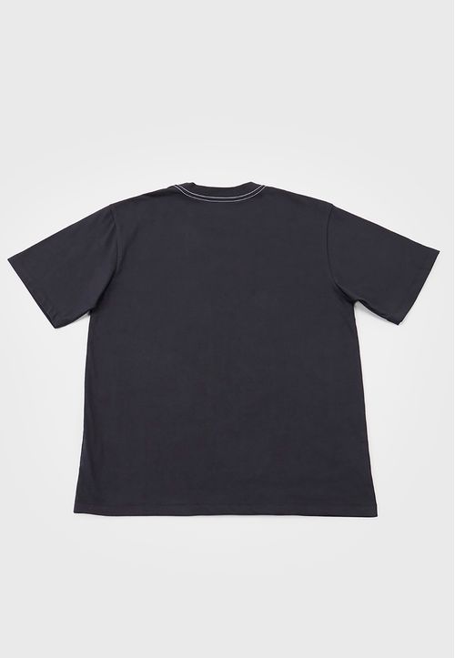 Polera Niño Teen M/C Focal Print Negro