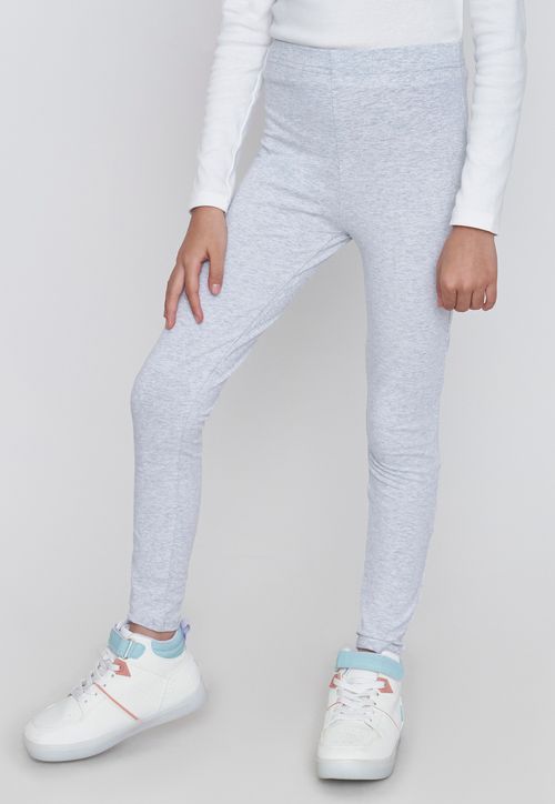 Calza Niña Kids Bipack Solida + Full Print Celeste